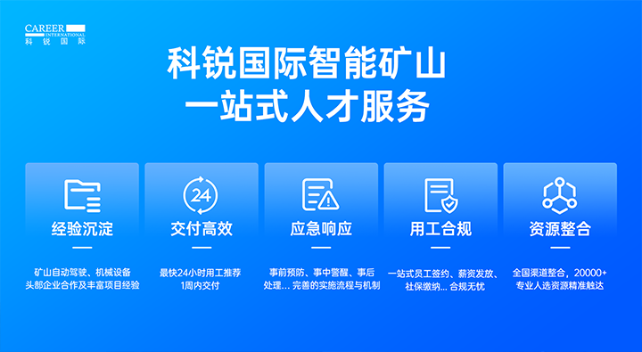 人力资源公司USDT钱包(中国)国际有完备的矿山人才整体解决方案